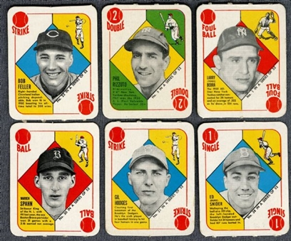 1951 Topps Red Back Complete Set of 52 Cards   
